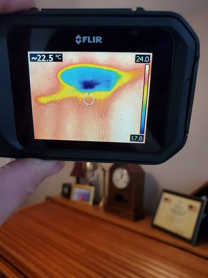 Thermal imaging inspection for water damage in Plymouth